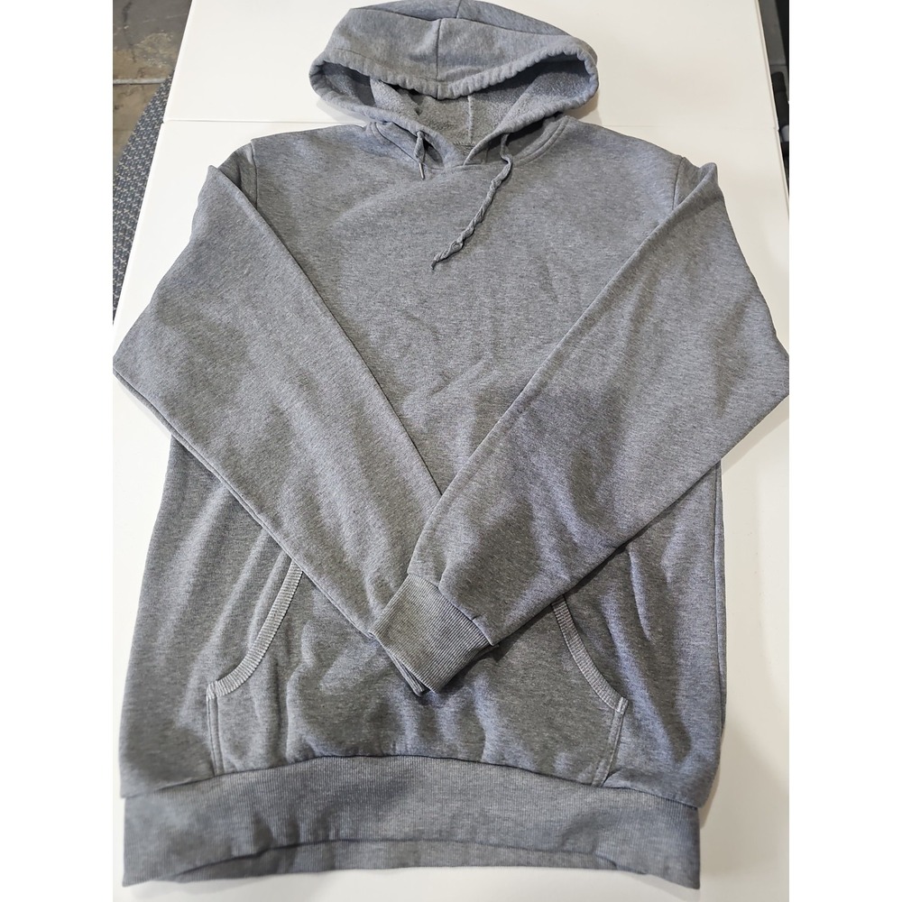 Mack Russo Men's Gray Pullover Hoodie XL Fleece Hooded Sweatshirt Kangaroo... - Picture 1 of 5